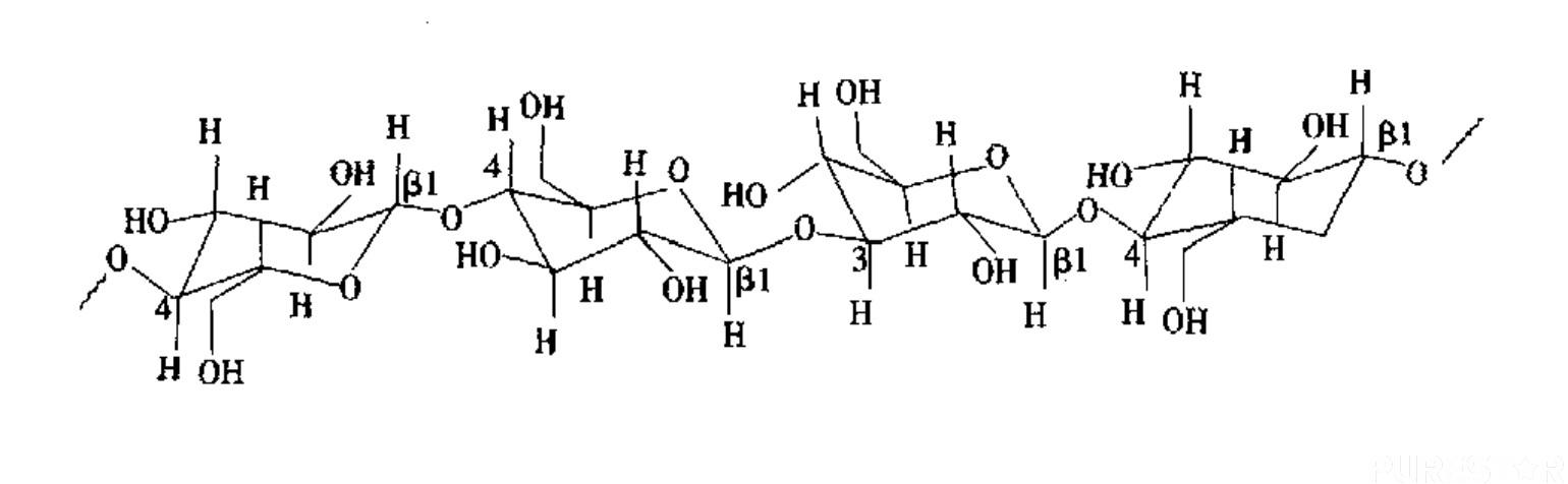Oat beta glucan Structure Oat beta glucan Structure